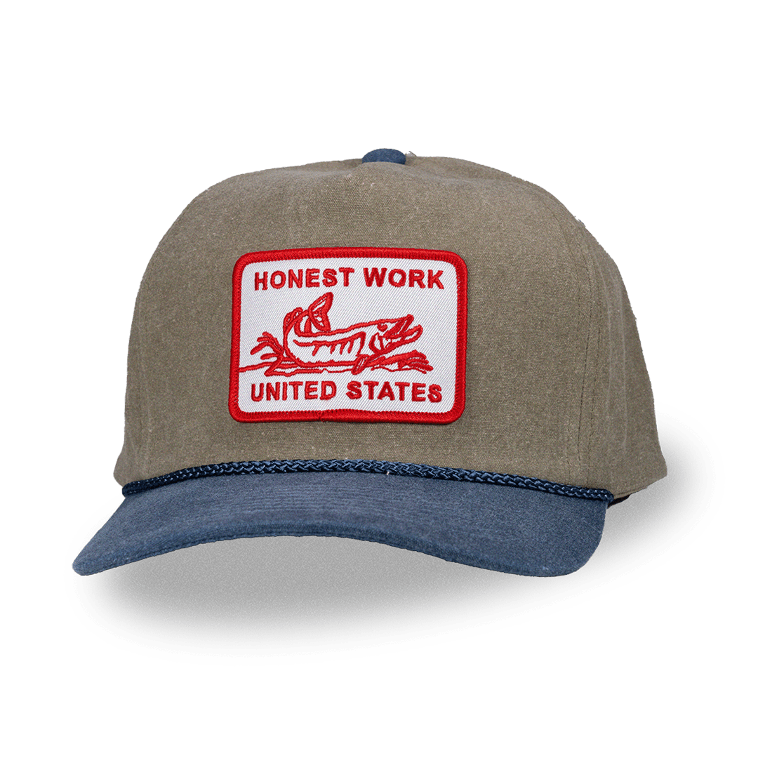 Gone Fishin' - Honest Work Caps