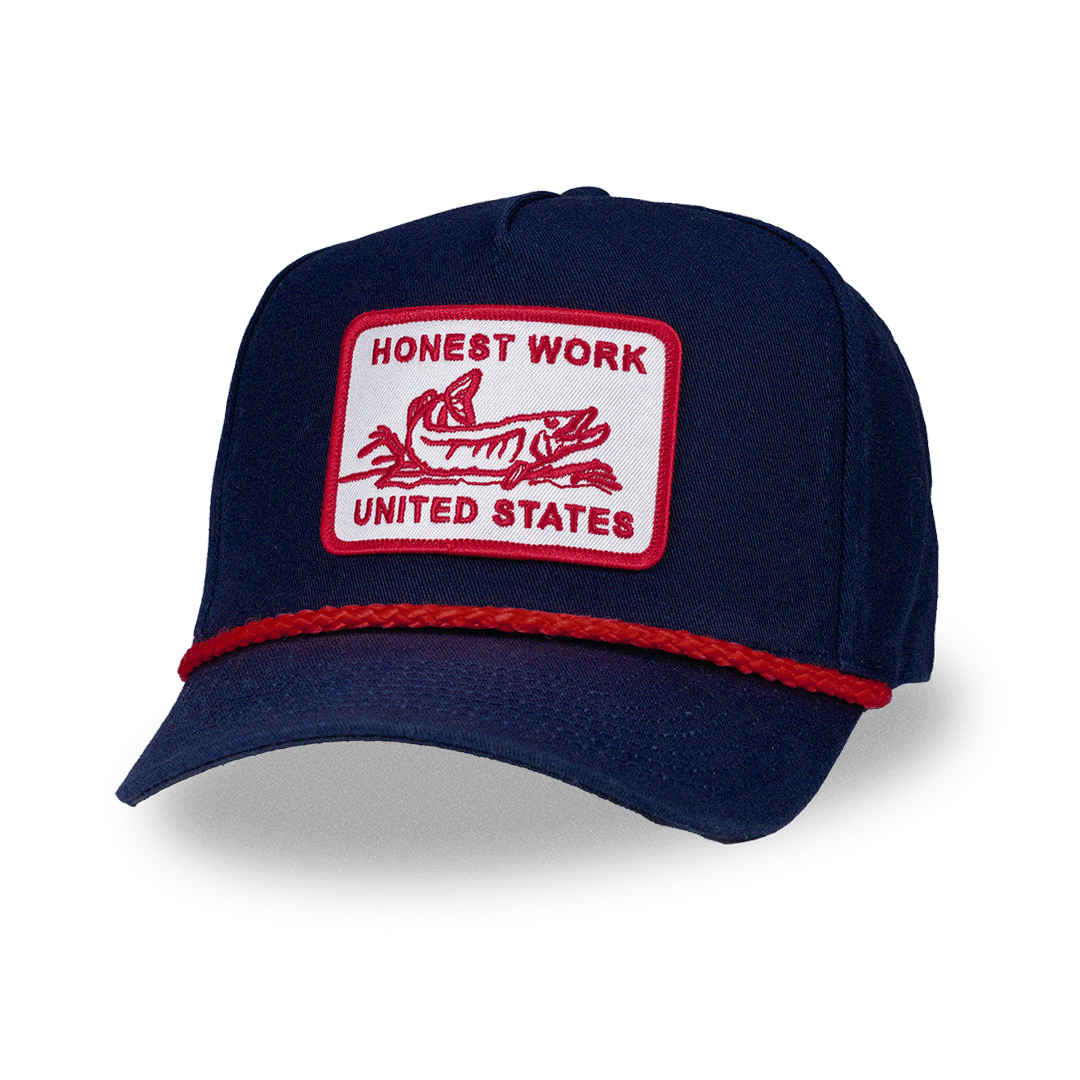 Gone Fishin' - Honest Work Caps